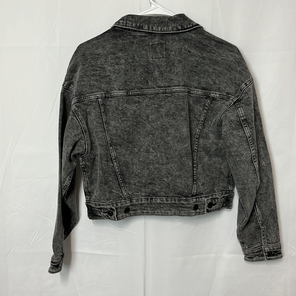 Wild fable, gray denim jacket XS. - Picture 2 of 5